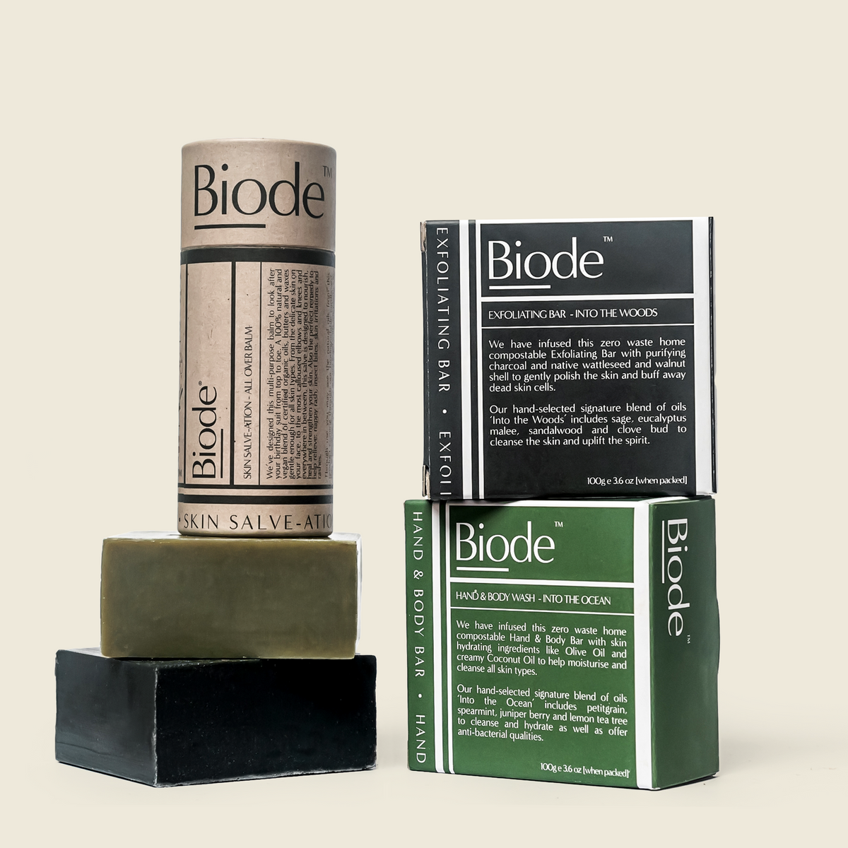Biode Logo Biode® Zero Waste Home Compostable Total Body Care Bundle