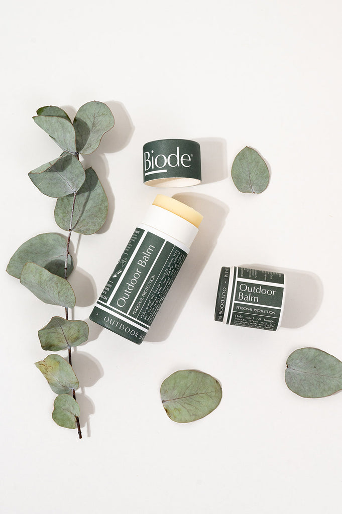 Biode Outdoor Balm is a vegan and cruelty-free way to ward off hungry insects!